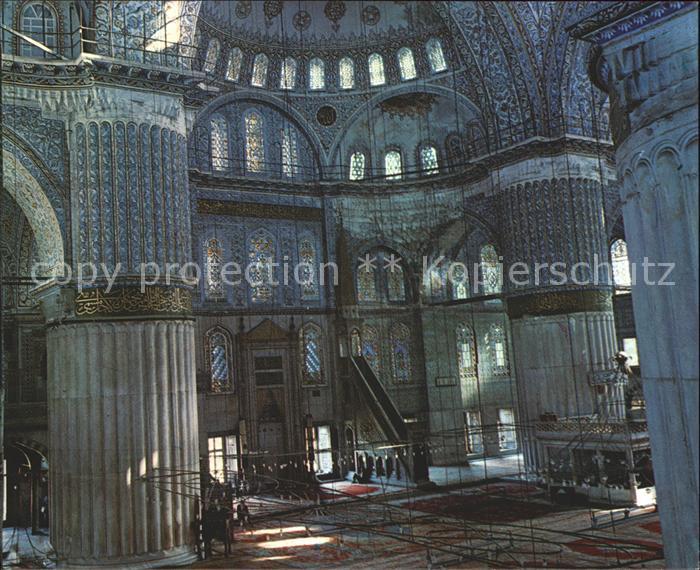 Istanbul Constantinopel Inneres Blaue Moschee