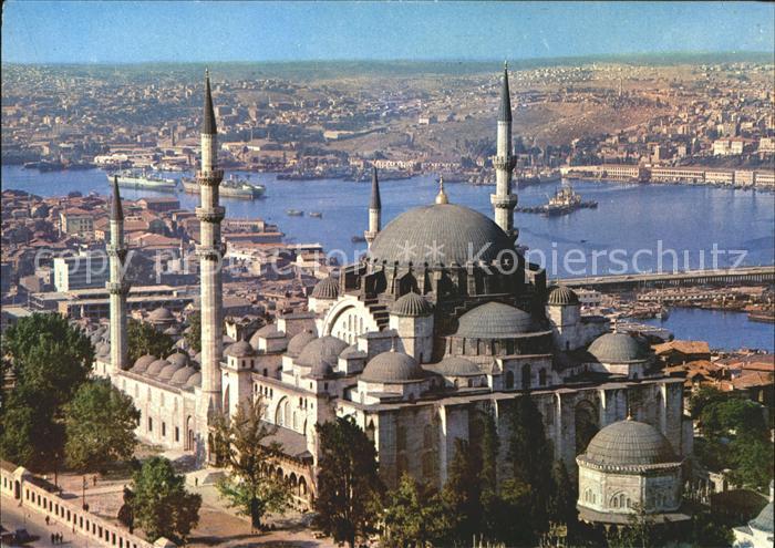 Istanbul Constantinopel Sueleymaniye Moschee Golden Horn