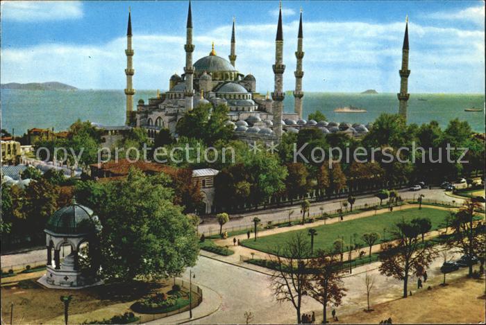 Istanbul Constantinopel Blaue Moschee Kaiser Wilhelm II