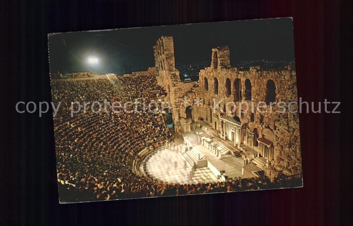 Athens Athen Odeon Herodes Atticus