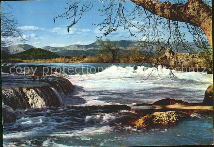 Tuerkei Turkey kl. Wasserfall Berge