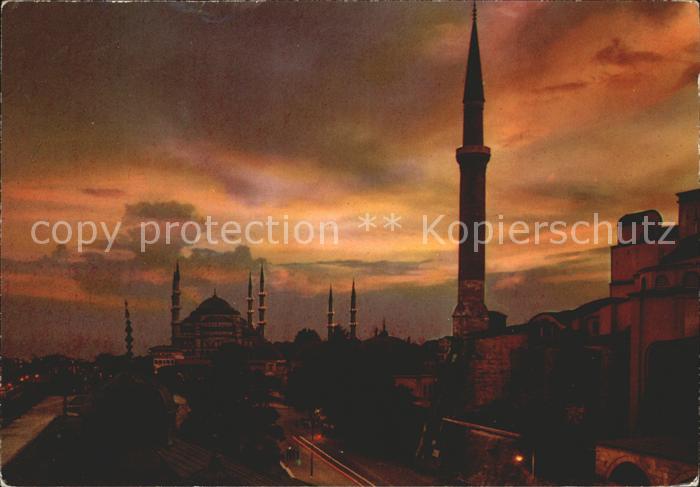 Istanbul Constantinopel St. Sophia Blaue Moschee