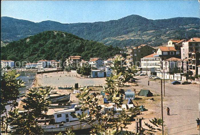 Amasra Hafen Boote Teilansicht