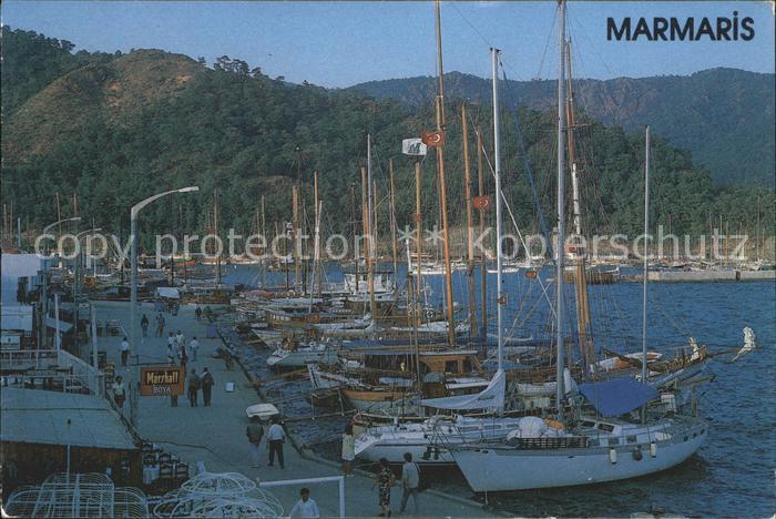 Marmaris Hafen Segelboote