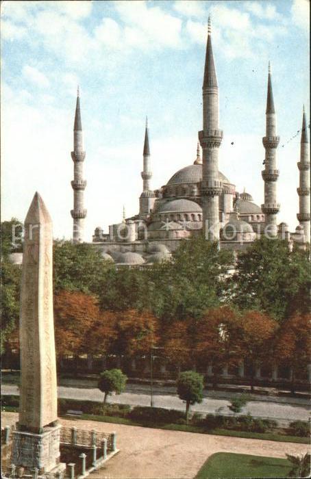 Istanbul Constantinopel Obelisk Aegyptien Blaue Moschee