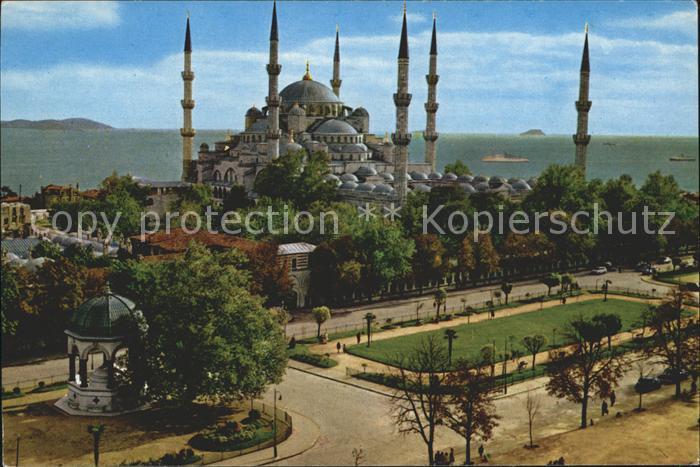 Istanbul Constantinopel Blaue Moschee Kaiser Wilhel II