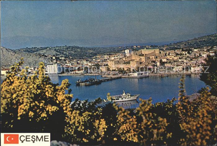 Cesme Teilansicht Yacht Boot