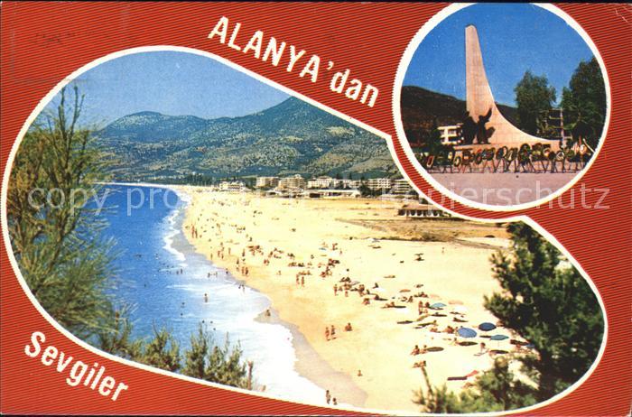 Alanya Denkmal Strandleben