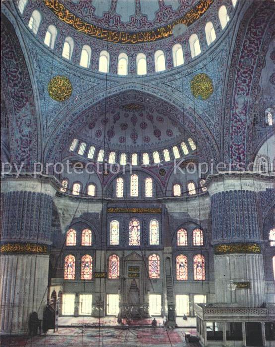 Istanbul Constantinopel Inneres Blaue Moschee