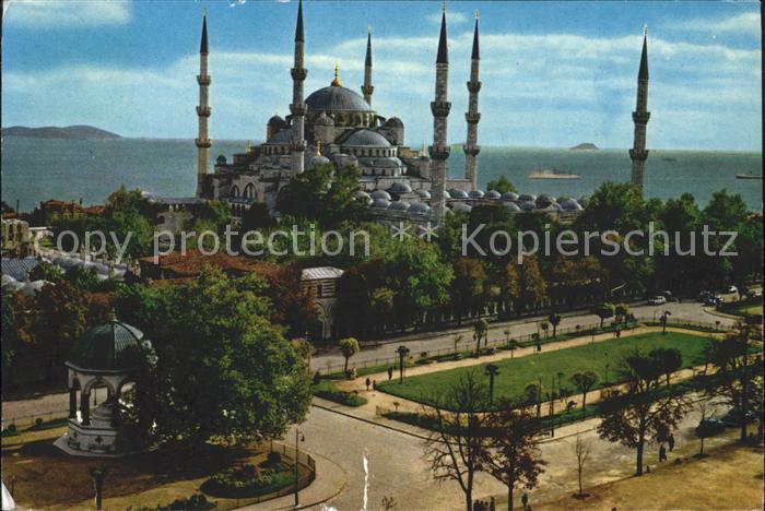 Istanbul Constantinopel Blaue Moschee Kaiser Wilhelm II