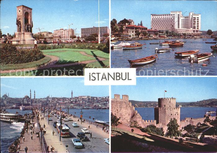 Istanbul Constantinopel Toksim Tarabya Galata Bruecke Burg Rumeli