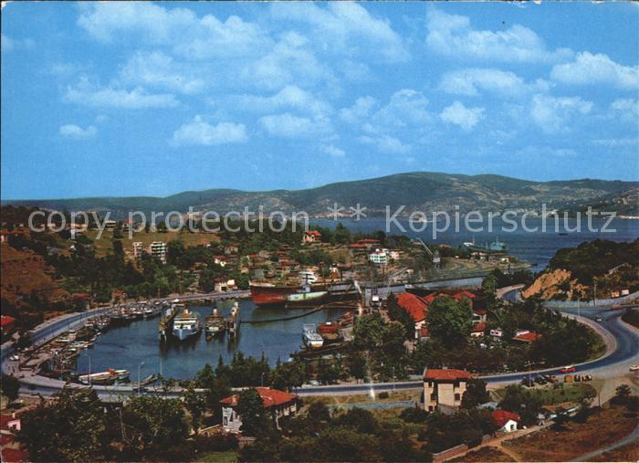 Istanbul Constantinopel Bosphorus Dampfer Segelboote