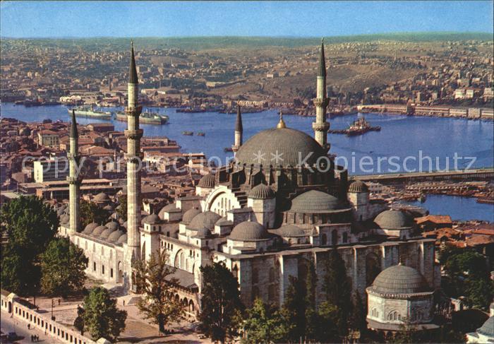 Istanbul Constantinopel Sueleymaniye Moschee Golden Horn