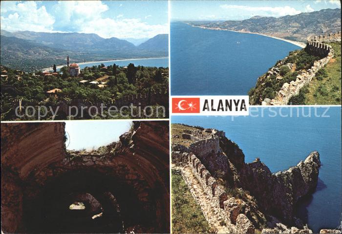 Alanya Burgruine Teilansicht