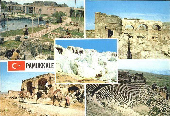 Pamukkale Theater Kamel Church Travertins