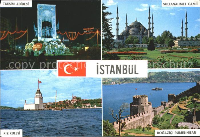 Istanbul Constantinopel Taksim Abidesi Sultanahamet Cami Bogazici Rumilihisar
