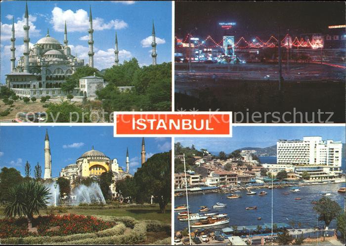 Istanbul Constantinopel Moschee Hafen Park