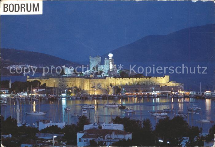Bodrum Mugla Burg Hafen Segelboote