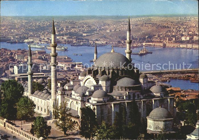 Istanbul Constantinopel Sueleymaniye Moschee v. Golden Horn