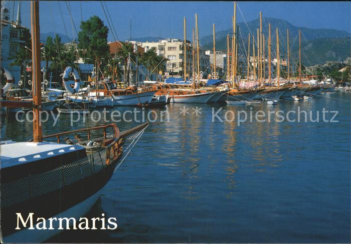 Marmaris Hafen Segelboote