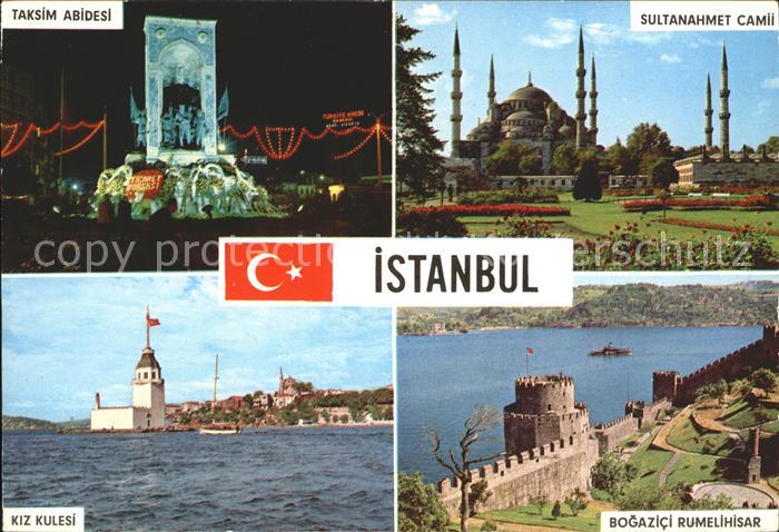 Istanbul Constantinopel Sultanahmet Cami Bogazici Rumelihisar Kiz Kulesi