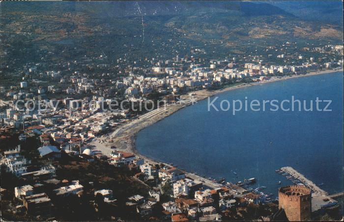 Alanya Teilansicht Hafen Burg