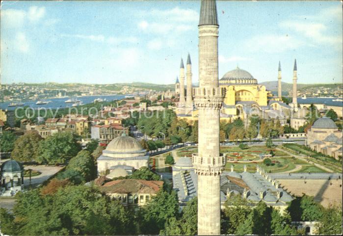 Istanbul Constantinopel von Blaue Moschee Kaiser Wilhelm II Brunnen St. Sophia