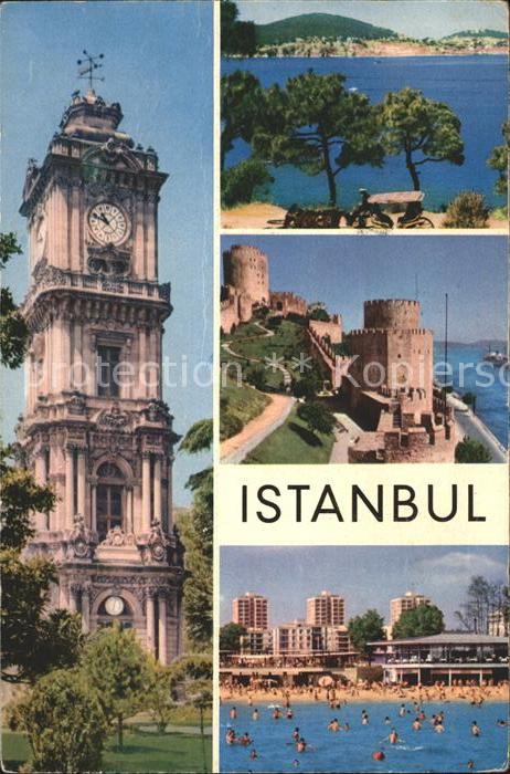 Istanbul Constantinopel Dolmabahce Saat Kulesi Adalardan Goeruenues Atakoey Plae