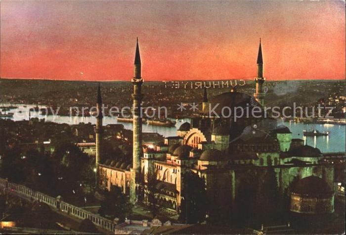 Istanbul Constantinopel Sueleymaniye Moschee Golden Horn