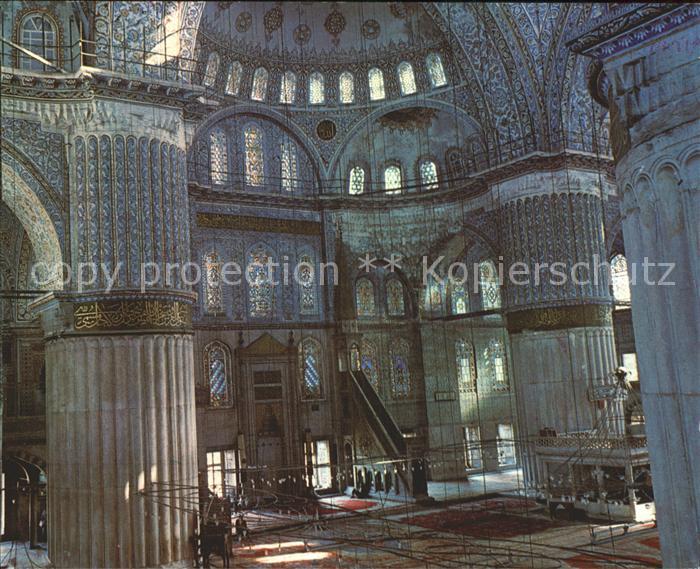 Istanbul Constantinopel Inneres Blaue Moschee