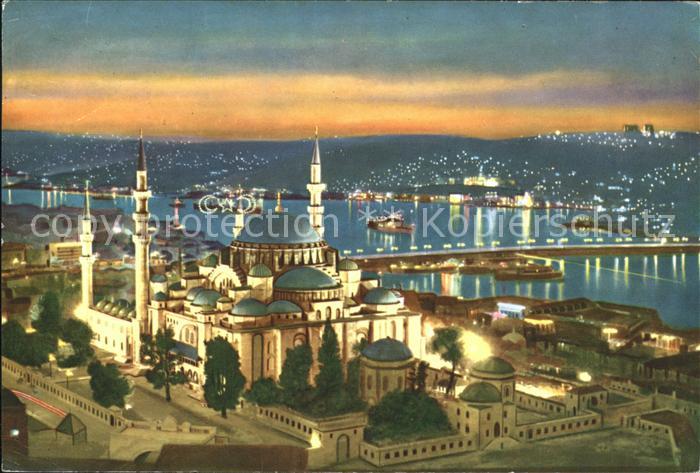 Istanbul Constantinopel Sueleymaniye Golden Horn Atatuerk Bruecke