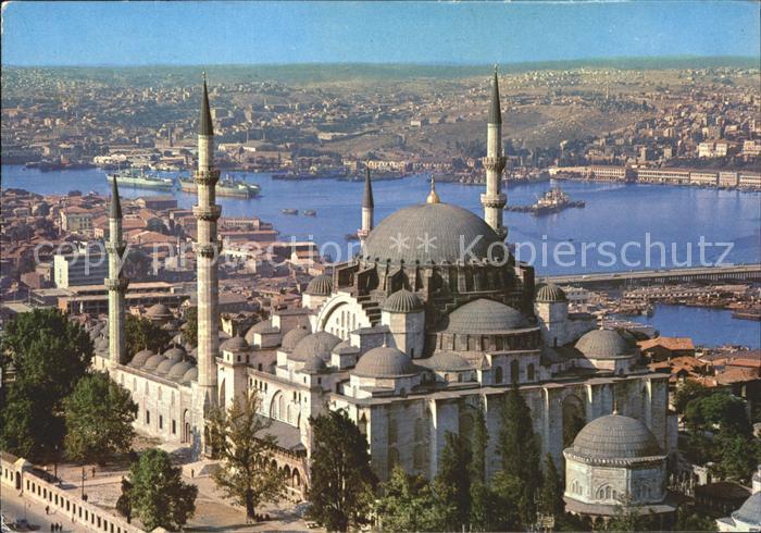 Istanbul Constantinopel Sueleymaniye Moschee Golden Horn