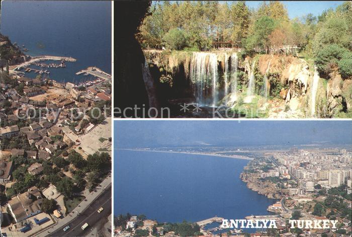 Antalya Wasserfall Fliegeraufnahme