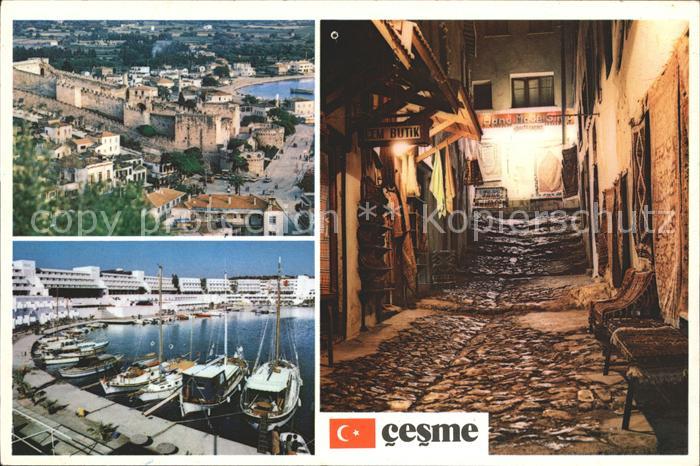 Cesme Hafen Yacht Burg