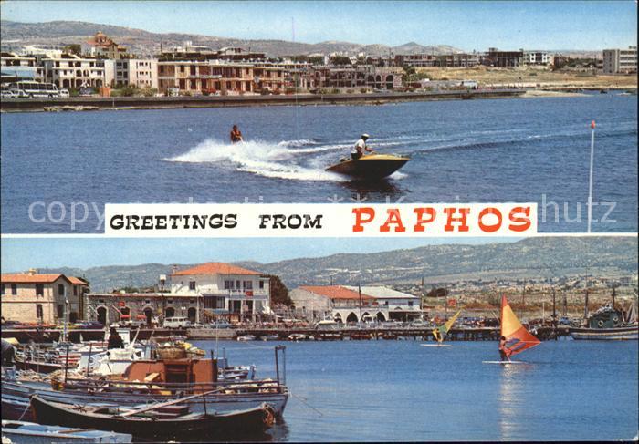 Paphos Hafen Boot Segelboot