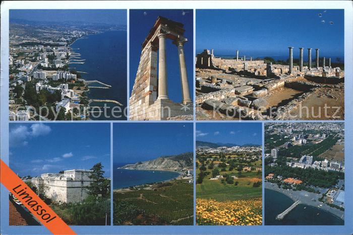 Limassol Fliegeraufnahme Ruine