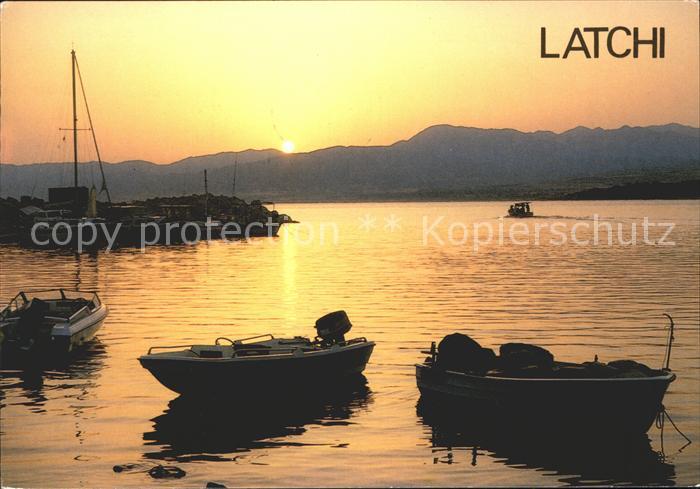 Zypern Cyprus Sonnenaufgang Latchi Boote