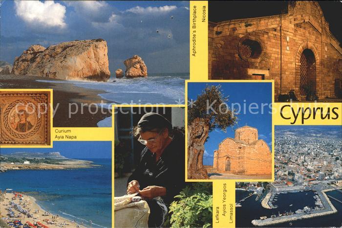 Zypern Cyprus Curium Ayia Napa Aphrodite's Birthplace Nicosia
