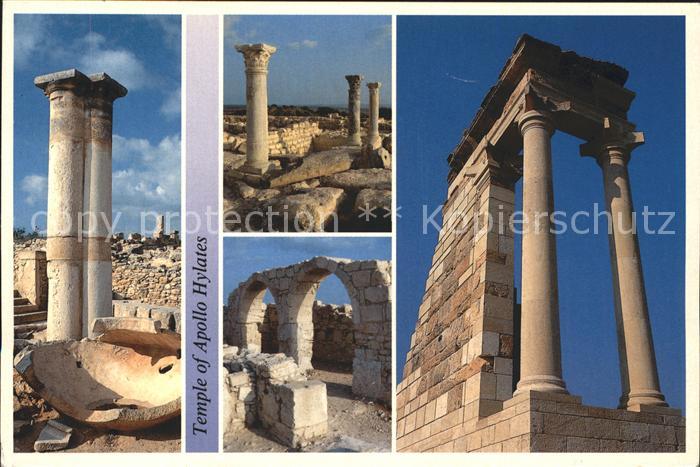 Zypern Cyprus Temple Apollo Hylates