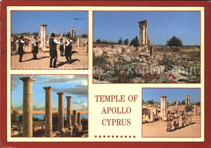 Zypern Cyprus Temple Apollo Nationaltracht Tanzen