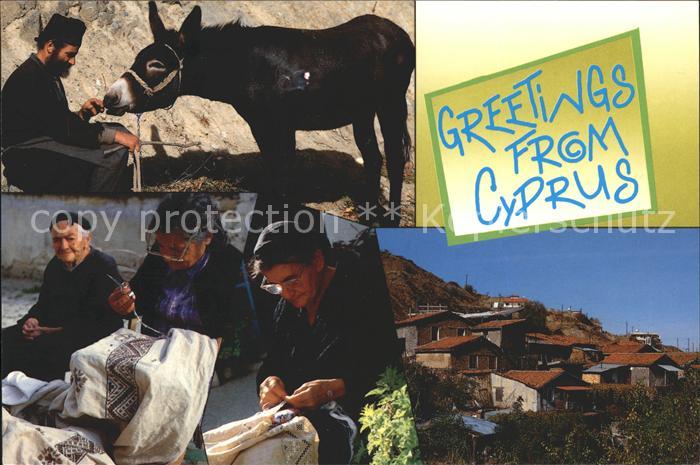 Zypern Cyprus Esel Frauen