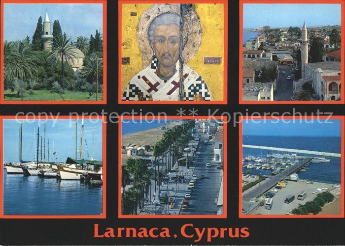 Larnaca Tekke Ikone Hafen Segelboote