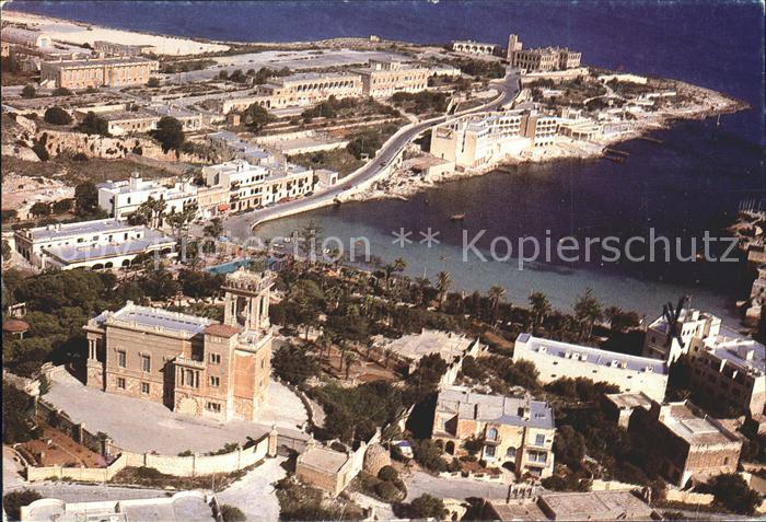 Sliema St. George's Bay Fliegeraufnahme