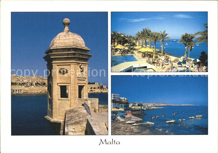 Malta Valletta Senglea Views Bugibba