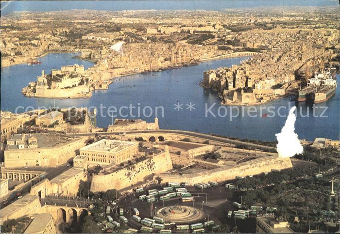 Valletta Dockyard Creek Grand Harbour Fliegeraufnahme