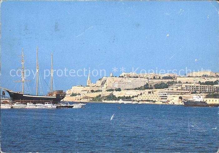 Valletta Black Pearl from Msida Creek Segelschiff