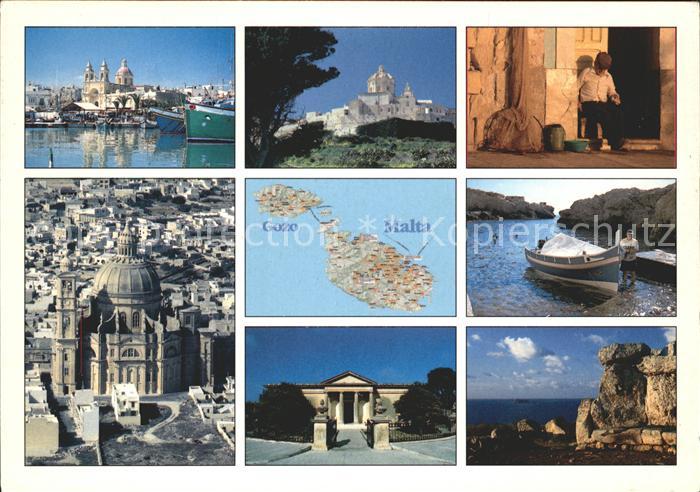 Malta Gozo Kirche Boot