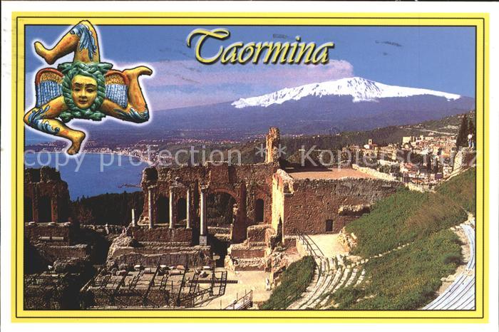 Taormina Sizilien Teatro Greco-Romano