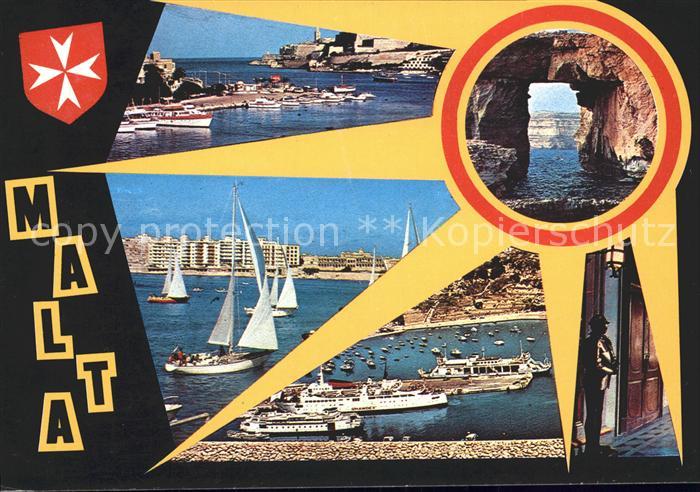 Malta Segelboot Dampfer