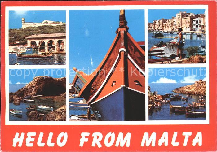 Malta Blaue Grotte Hafen Boote